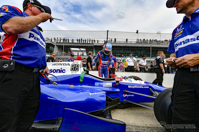 第101回インディ500、#26 佐藤琢磨が初優勝を達成。