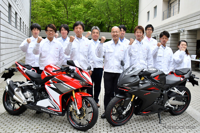 CBR250RR開発陣。