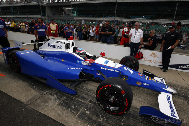 第101回インディ500を制した佐藤琢磨。