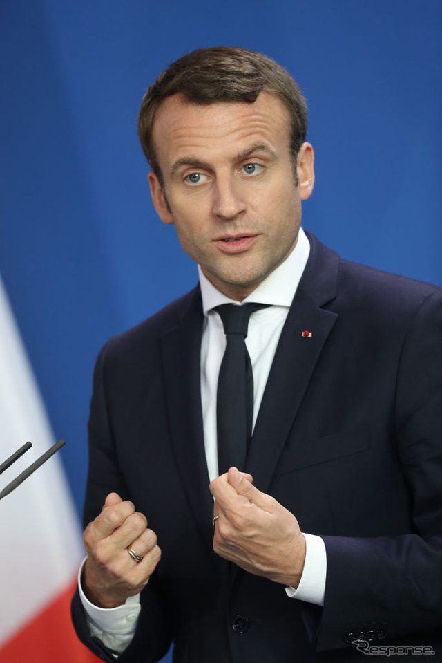 仏マクロン大統領　(c) Getty Inages