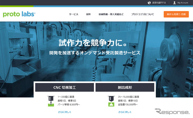プロトラブズ(Webサイト)
