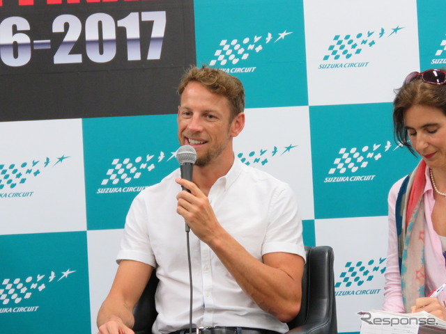 ジェンソン・バトンは6月30日~7月1日のSUPER GT鈴鹿公式合同テストにも参加する(写真は6~7日のテスト参加時)。