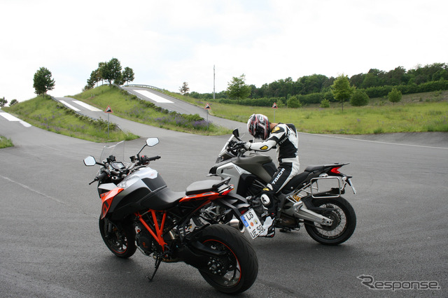 ボッシュ株式会社モーターサイクル・パワースポーツ部主催の報道向け技術説明会。