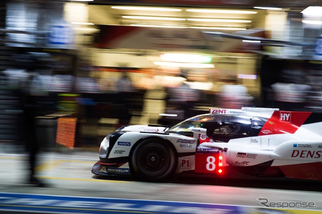 トヨタ勢では#8 TS050が唯一の完走(総合9位)。