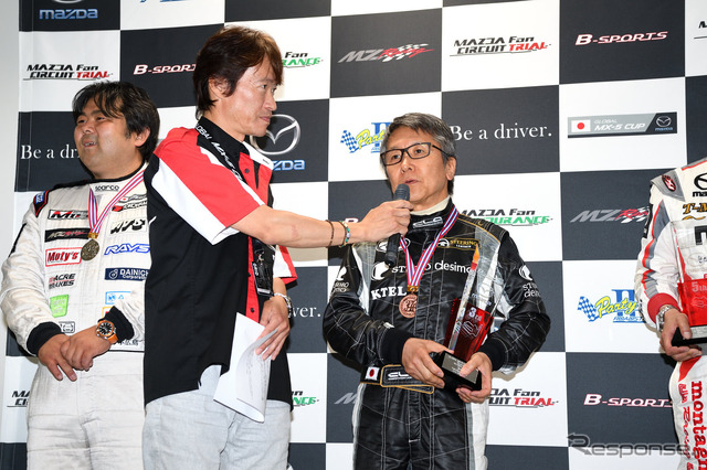 レスポンスチームのドライバー、松田秀士氏