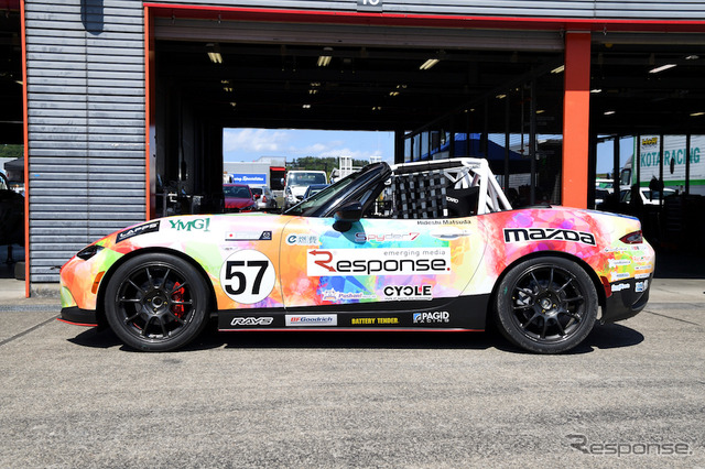 MX-5カップジャパン第3戦に参戦したレスポンスチームのMX-5