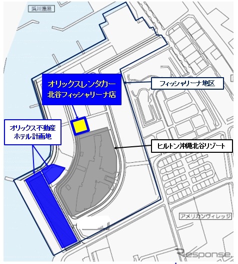オリックスレンタカー北谷フィッシャリーナ店