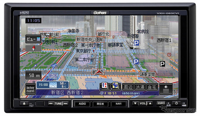 【最新カーナビ徹底ガイド2007夏】ホンダ ギャザズVXH-083CVi「楽ナビとは別物」…開発者