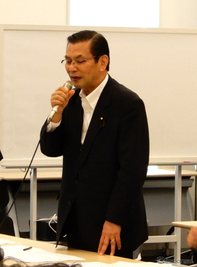 民進党オートバイ議連の大畠章宏会長