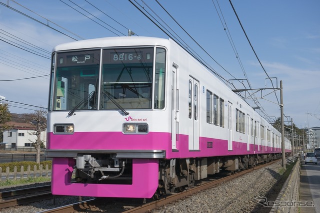 「ふなっしートレイン」になる8800形。