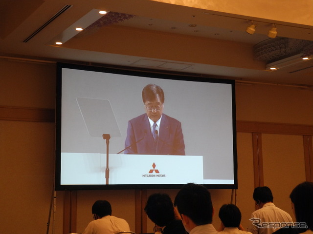 三菱自動車の益子修社長