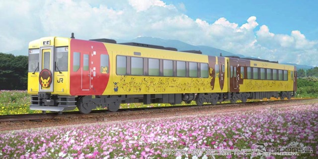 リニューアルされた「POKEMON with YOU トレイン」の車両(画像)は車内も公開される。