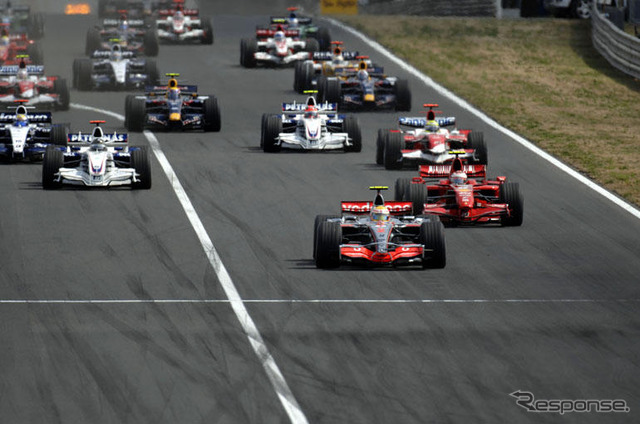 【F1ハンガリーGP】決勝…波乱の幕開けもハミルトン危なげなく