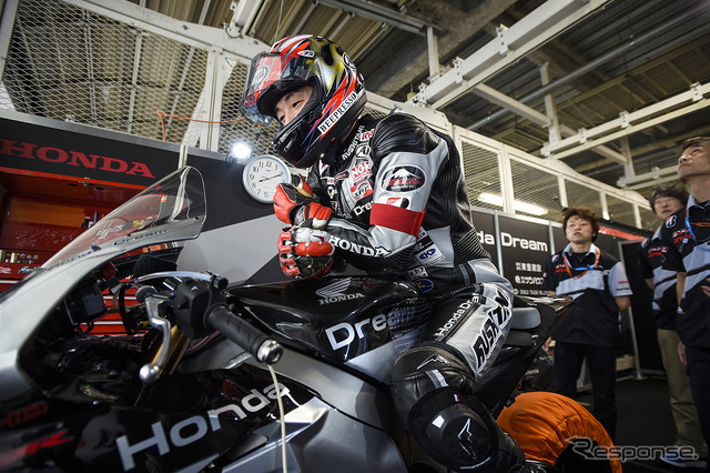 山口 辰也選手(Honda Dream Racing/TOHO Racing)
