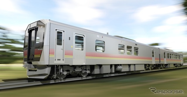 新潟・秋田地区に導入されるGV-E400系のイメージ。2018年初めに量産先行車3両が完成する。