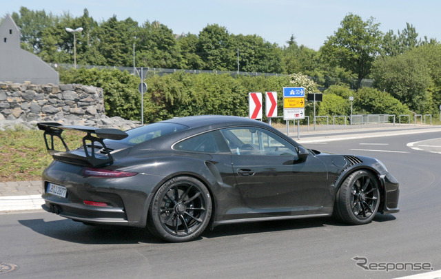 ポルシェ 911 GT3 RS 次期型 スクープ写真