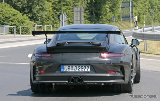 ポルシェ 911 GT3 RS 次期型 スクープ写真