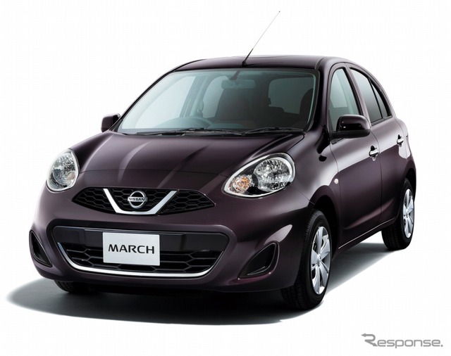 日産 マーチ(ナイトベールパープル)