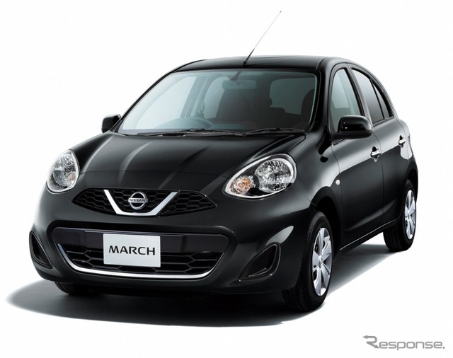日産 マーチ(ピュアブラック)