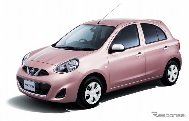 日産 マーチ パーソナライゼーション(ナデシコピンク)