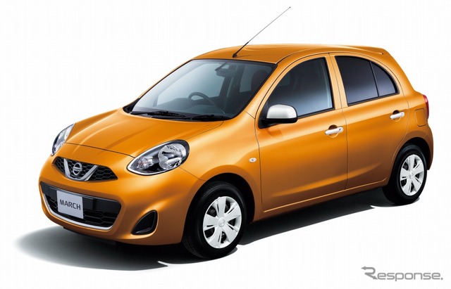 日産 マーチ パーソナライゼーション(サンライトオレンジ)