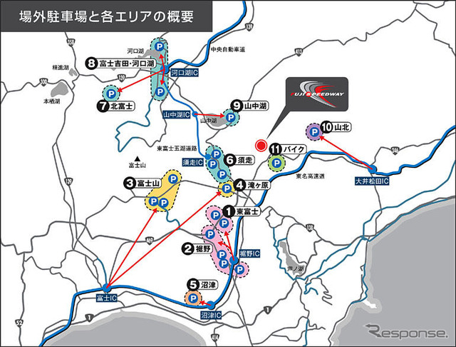 【2007 F1日本GP 開幕目前】混雑回避を狙った3つのアクセス方法