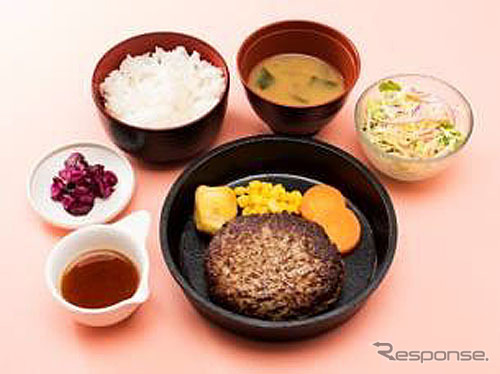 門崎熟成肉格之進EX金格ハンバーグ定食(1,380円)