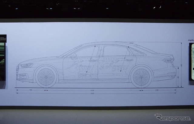 アウディ A8 新型(アウディサミット)