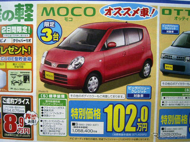 【新車値引き情報】このプライスで軽自動車を購入できる!! 9万円引き