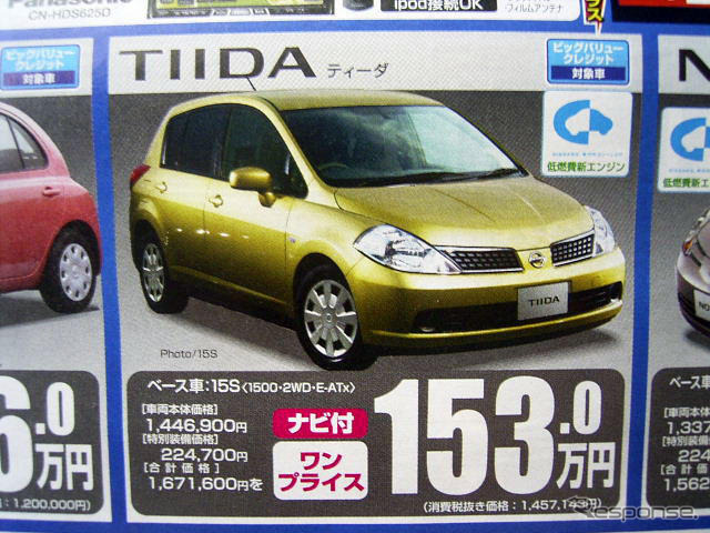 【新車値引き情報】このプライスでコンパクトカーを購入できる!!　21万円引き