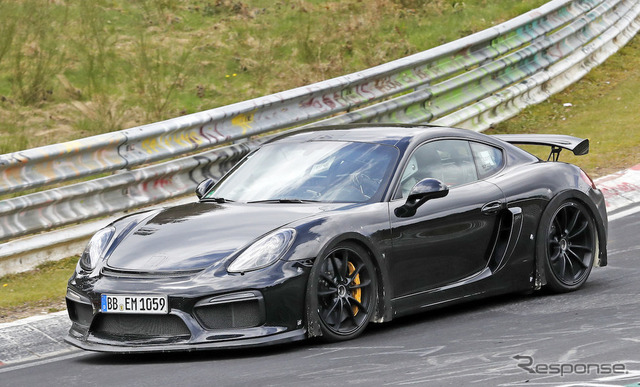 ポルシェ ケイマン 718 RS スクープ写真