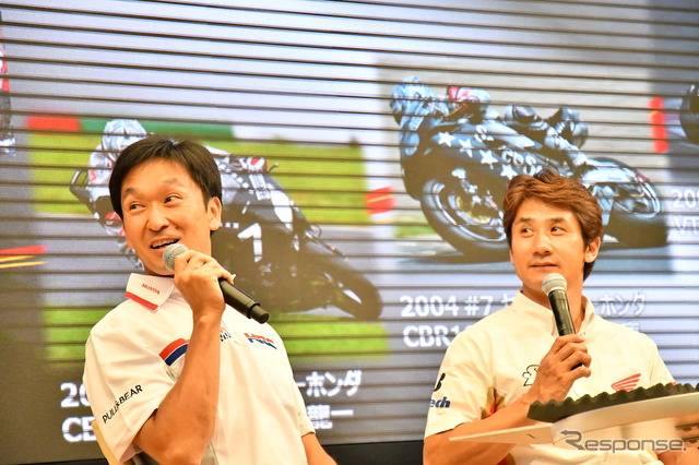 鈴鹿8耐 40周年記念トークショーにて。