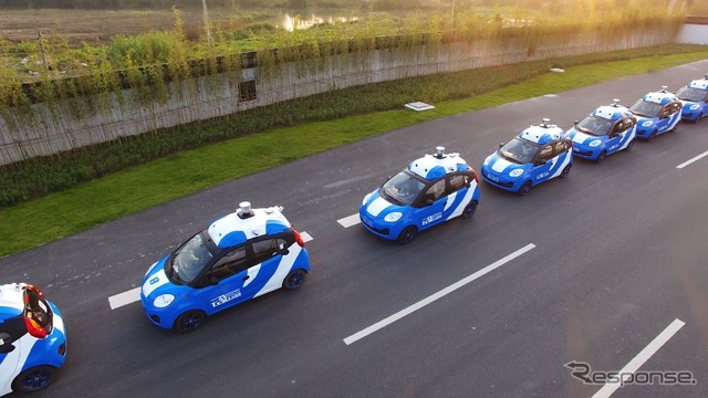 中国百度(バイドゥ)の自動運転テスト車両