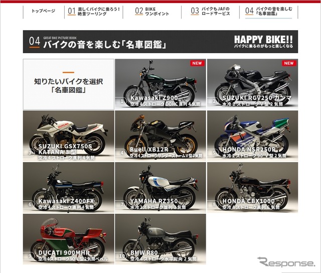 JAFバイク名車図鑑
