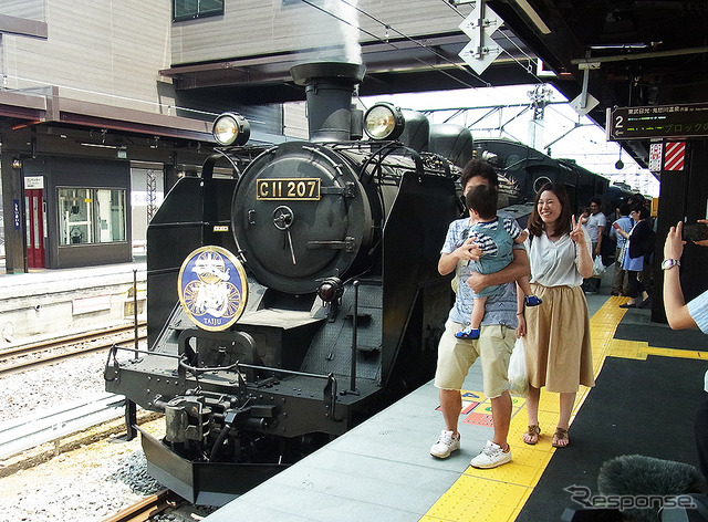 東武鉄道SL「大樹」試運転（2017年7月）