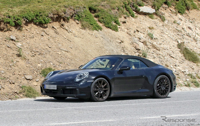 ポルシェ 911 カレラS カブリオレ　スクープ写真