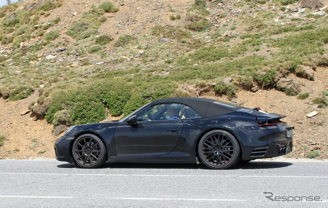ポルシェ 911 カレラS カブリオレ スクープ写真