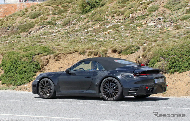 ポルシェ 911 カレラS カブリオレ スクープ写真