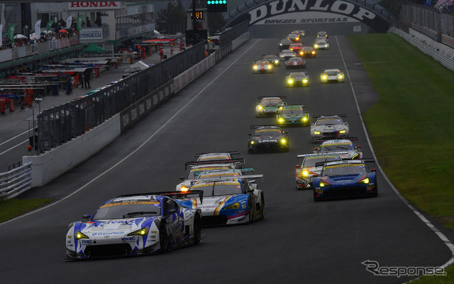 先週末、スポーツランドSUGOで開催された今季第4戦(GT300クラス)。来季のSUGO戦は9月開催になる。