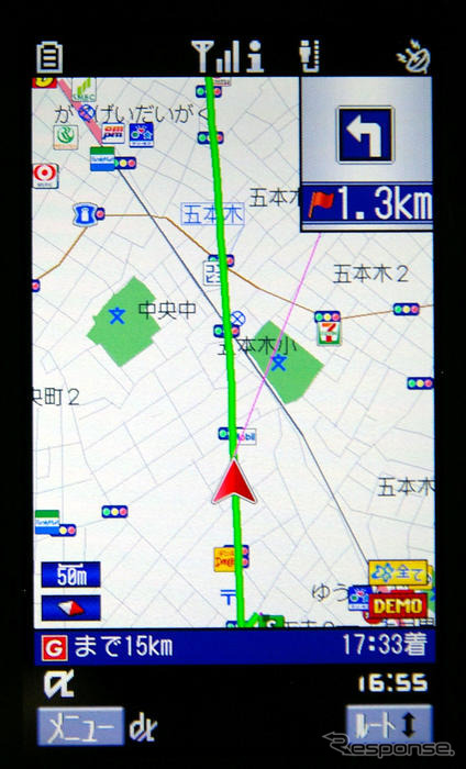 【カーナビ徹底ガイド2007夏】インクリメントP MapFan ナビークル「老舗ナビメーカーの底力。実力派ケータイナビ」…評論家
