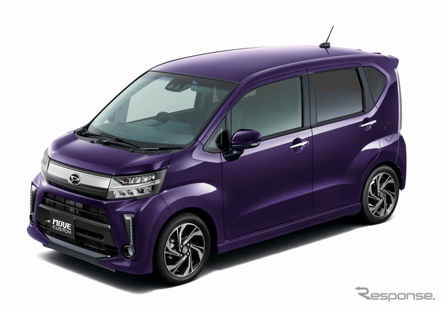 ダイハツ ムーヴカスタムナイトシャドーパープルクリスタルメタリック