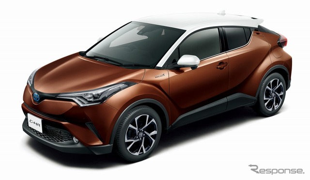 トヨタ C-HR G(ホワイト×ダークブラウンマイカメタリック)<オプション装着車>