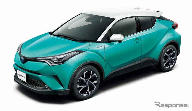 トヨタ C-HR G(ホワイト×ラディアントグリーンメタリック)<オプション装着車>