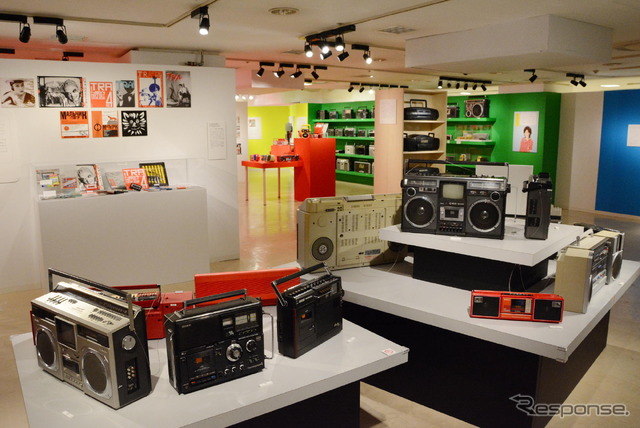 「大ラジカセ展 ~shibuya extra【since1968】~」会場風景