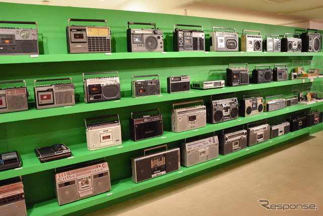 「大ラジカセ展 ~shibuya extra【since1968】~」会場風景