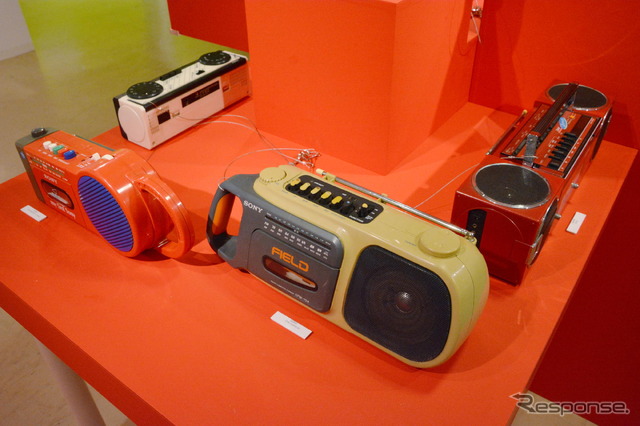 「大ラジカセ展 ~shibuya extra【since1968】~」会場風景