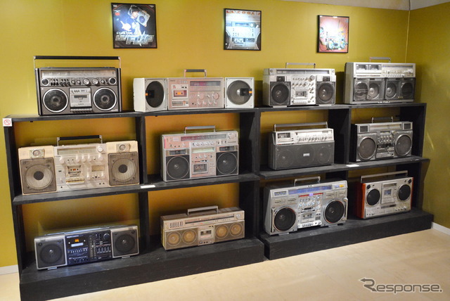 「大ラジカセ展 ~shibuya extra【since1968】~」会場風景