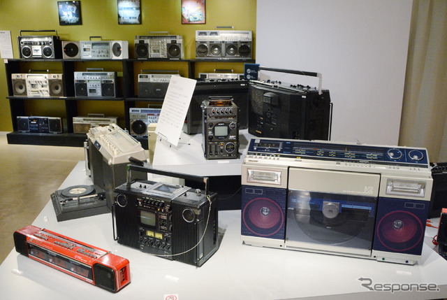 「大ラジカセ展 ~shibuya extra【since1968】~」会場風景