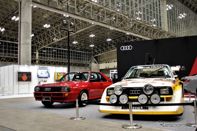 アウディ スポーツクワトロ(左)とスポーツクワトロS1(右)