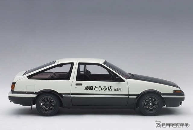 頭文字D 86トレノ最終バージョン、1/18スケールモデルで登場 頭文字D 86トレノ最終バージョン、1/18スケールモデルで登場